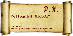 Pellegrini Niobé névjegykártya